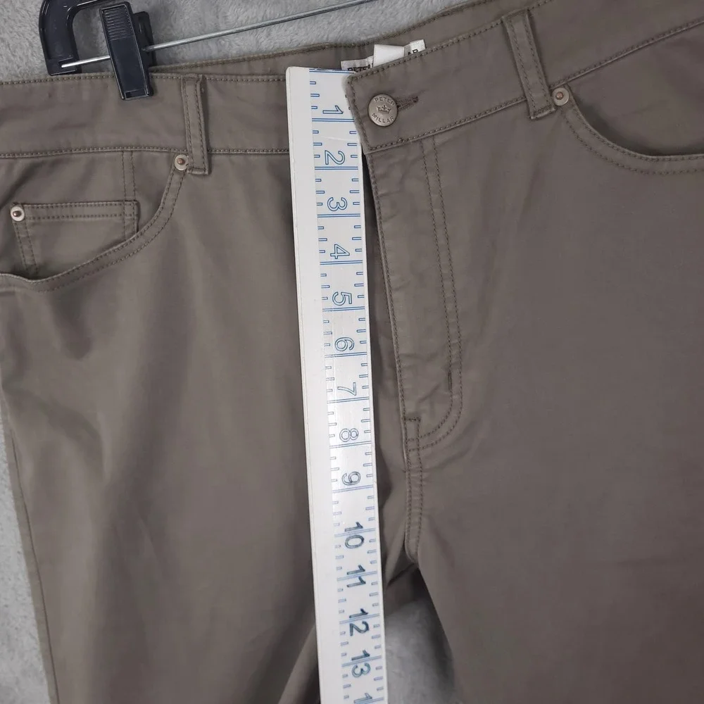 Peter Millar Pants Mens 38x33 Stretch Five Pocket Cotton Sateen Casual Golf